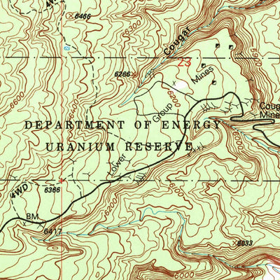 United States Geological Survey Horse Range Mesa, CO (1994, 24000-Scale) digital map
