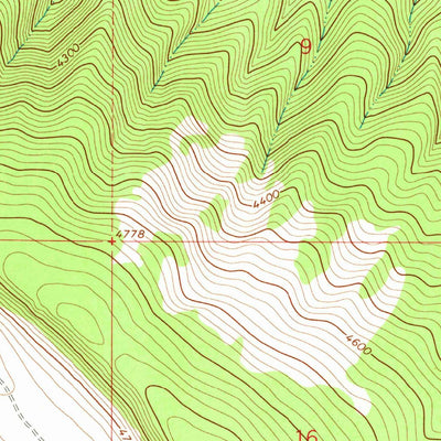 United States Geological Survey Horse Ridge, OR (1967, 24000-Scale) digital map