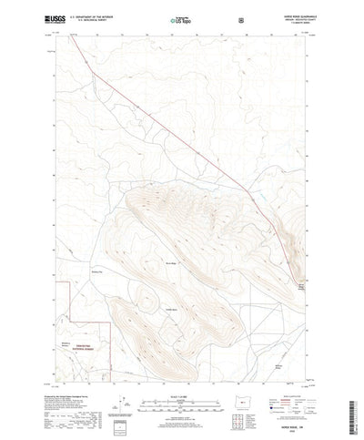United States Geological Survey Horse Ridge, OR (2020, 24000-Scale) digital map