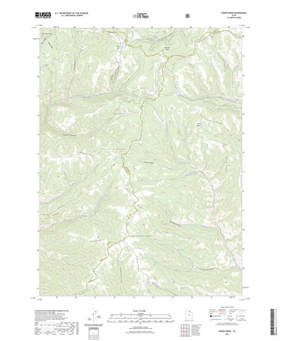 United States Geological Survey Horse Ridge, UT (2023, 24000-Scale) digital map