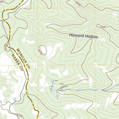 United States Geological Survey Horse Ridge, UT (2023, 24000-Scale) digital map