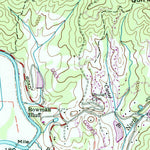 United States Geological Survey Horse Shoe, NC (1965, 24000-Scale) digital map