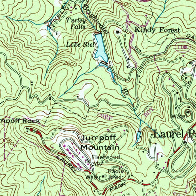United States Geological Survey Horse Shoe, NC (1965, 24000-Scale) digital map
