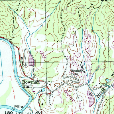 United States Geological Survey Horse Shoe, NC (1997, 24000-Scale) digital map