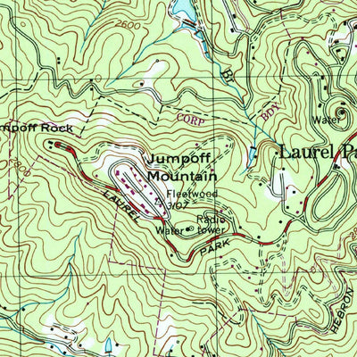 United States Geological Survey Horse Shoe, NC (1997, 24000-Scale) digital map
