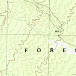 United States Geological Survey Horse Spring Hills, NV (1990, 24000-Scale) digital map