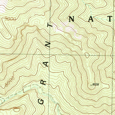United States Geological Survey Horse Spring Hills, NV (1990, 24000-Scale) digital map