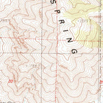 United States Geological Survey Horse Springs, NV (1984, 24000-Scale) digital map