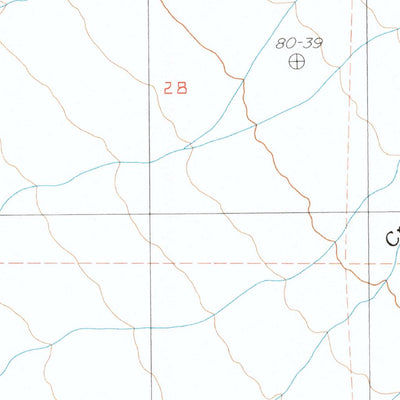 United States Geological Survey Horse Thief Canyon, CA (1987, 24000-Scale) digital map