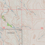 United States Geological Survey Horse Thief Canyon NE, KS (1974, 24000-Scale) digital map