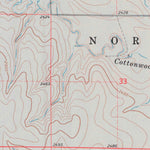 United States Geological Survey Horse Thief Canyon NW, KS (1974, 24000-Scale) digital map