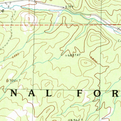 United States Geological Survey Horse Track Spring, NV (1990, 24000-Scale) digital map