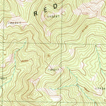 United States Geological Survey Horse Track Spring, NV (1990, 24000-Scale) digital map