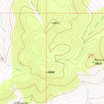 United States Geological Survey Horse Trap Mesa, AZ (1973, 24000-Scale) digital map
