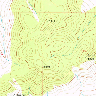 United States Geological Survey Horse Trap Mesa, AZ (1973, 24000-Scale) digital map