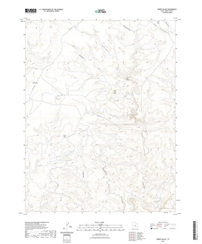 United States Geological Survey Horse Valley, UT (2023, 24000-Scale) digital map