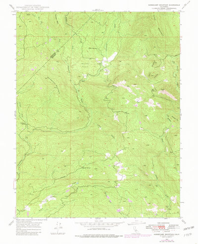 United States Geological Survey Horsecamp Mountain, CA (1947, 24000-Scale) digital map