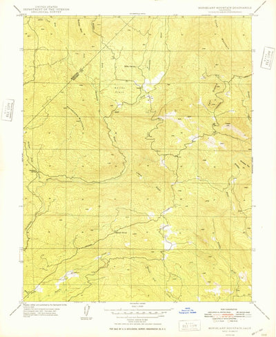 United States Geological Survey Horsecamp Mountain, CA (1948, 24000-Scale) digital map
