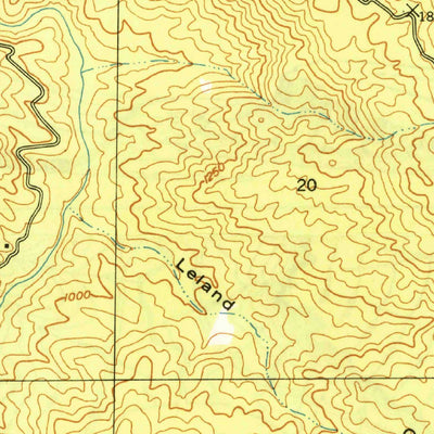 United States Geological Survey Horsecamp Mountain, CA (1948, 24000-Scale) digital map