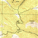 United States Geological Survey Horsecamp Mountain, CA (1948, 24000-Scale) digital map