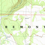 United States Geological Survey Horsefly Mountain, OR (1988, 24000-Scale) digital map
