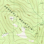 United States Geological Survey Horsefly Mountain, OR (1988, 24000-Scale) digital map