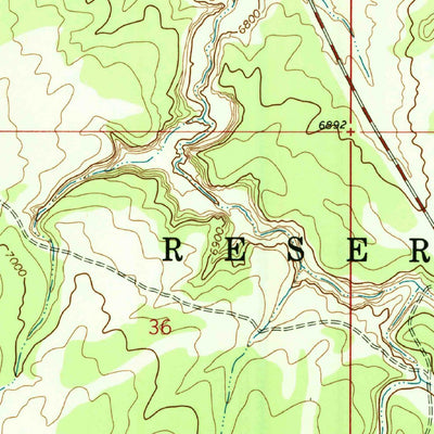 United States Geological Survey Horsehead Canyon, NM (1972, 24000-Scale) digital map