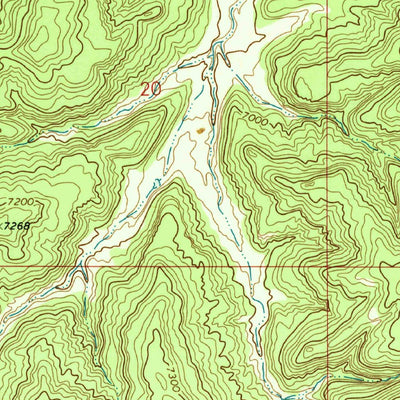 United States Geological Survey Horsehead Canyon, NM (1972, 24000-Scale) digital map