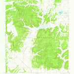 United States Geological Survey Horsehead Canyon NW, NM (1972, 24000-Scale) digital map