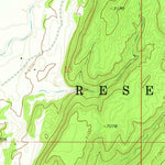 United States Geological Survey Horsehead Canyon NW, NM (1972, 24000-Scale) digital map