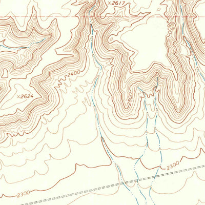 United States Geological Survey Horsehead Canyon, TX (1967, 24000-Scale) digital map