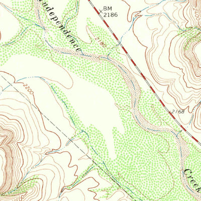 United States Geological Survey Horsehead Canyon, TX (1967, 24000-Scale) digital map
