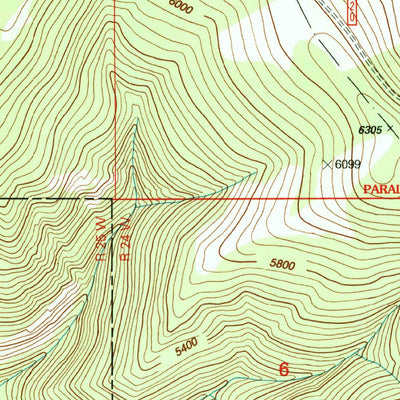 United States Geological Survey Horsehead Peak, MT (1999, 24000-Scale) digital map