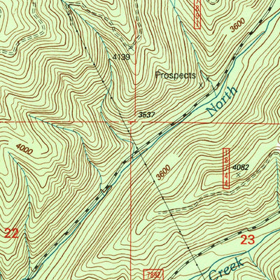 United States Geological Survey Horsehead Peak, MT (1999, 24000-Scale) digital map