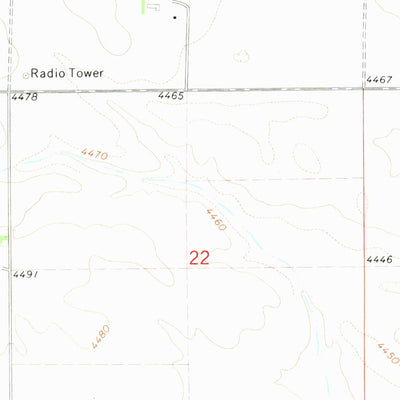 United States Geological Survey Horsehead Ranch, NE (1972, 24000-Scale) digital map