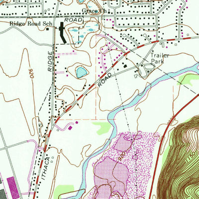 United States Geological Survey Horseheads, NY (1978, 24000-Scale) digital map