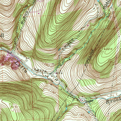 United States Geological Survey Horseheads, NY (1978, 24000-Scale) digital map