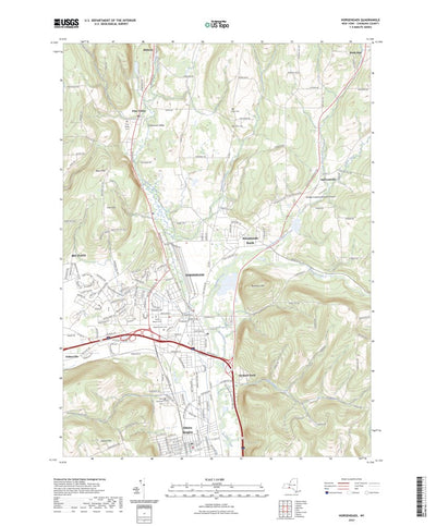 United States Geological Survey Horseheads, NY (2023, 24000-Scale) digital map