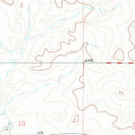 United States Geological Survey Horseshoe Basin, MT (1973, 24000-Scale) digital map