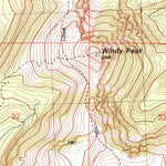 United States Geological Survey Horseshoe Basin, WA (1981, 24000-Scale) digital map