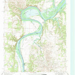 United States Geological Survey Horseshoe Bend, TX-OK (1968, 24000-Scale) digital map