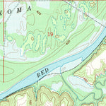 United States Geological Survey Horseshoe Bend, TX-OK (1968, 24000-Scale) digital map