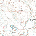 United States Geological Survey Horseshoe Bend, WY (1981, 24000-Scale) digital map