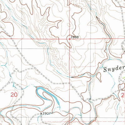 United States Geological Survey Horseshoe Bend, WY (1981, 24000-Scale) digital map
