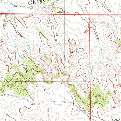 United States Geological Survey Horseshoe Bend, WY (1981, 24000-Scale) digital map