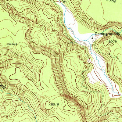 United States Geological Survey Horseshoe Cienega, AZ (1969, 24000-Scale) digital map