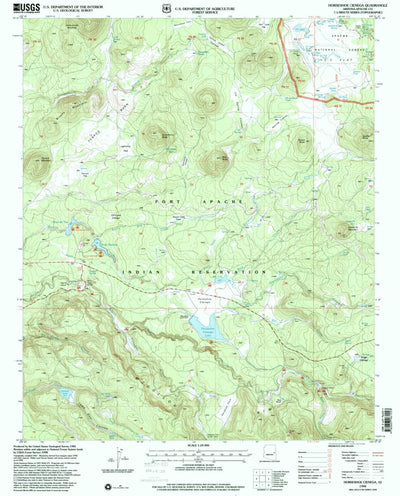 United States Geological Survey Horseshoe Cienega, AZ (1998, 24000-Scale) digital map