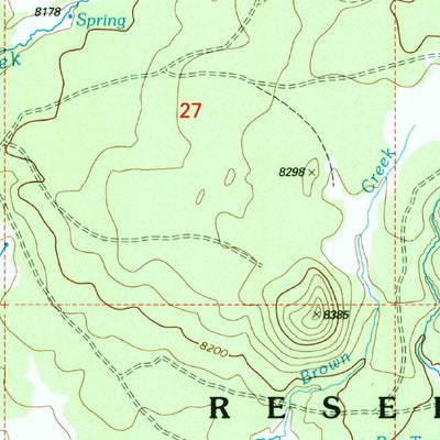 United States Geological Survey Horseshoe Cienega, AZ (1998, 24000-Scale) digital map
