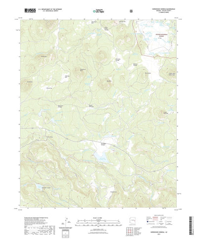 United States Geological Survey Horseshoe Cienega, AZ (2021, 24000-Scale) digital map