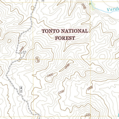 United States Geological Survey Horseshoe Dam, AZ (2021, 24000-Scale) digital map
